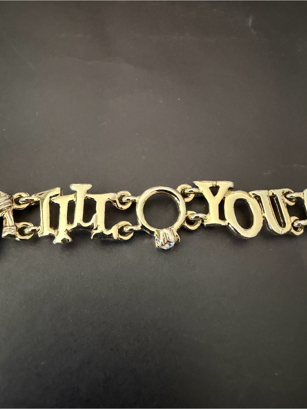Gold Tone 'Shop Til You Drop' Charm Bracelet - Picture 4 of 5